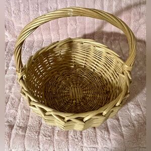 Antique Woven Basket with Handle